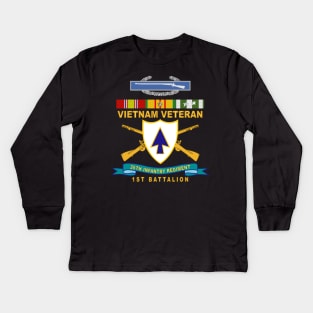 26th Infantry Regiment - DUI w Br - Ribbon - TOP - 1st Bn w CIB VN SVC  X 300 Kids Long Sleeve T-Shirt